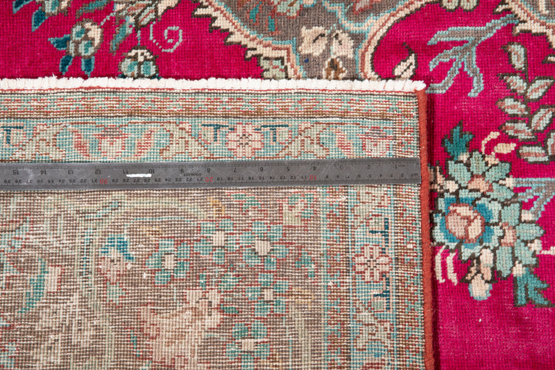 11' 3" x 8' Excellent Hand-Knotted Antique Large Collectible Area Rug - Yasi & Fara 