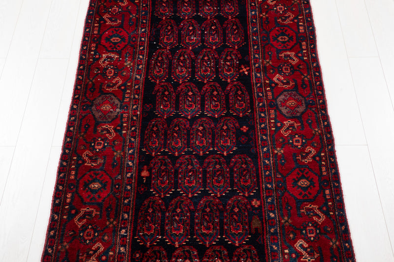 16' 11" x 3' 8" Excellent Hand-Knotted Antique Collectible Tribal Runner Rug - Yasi & Fara 