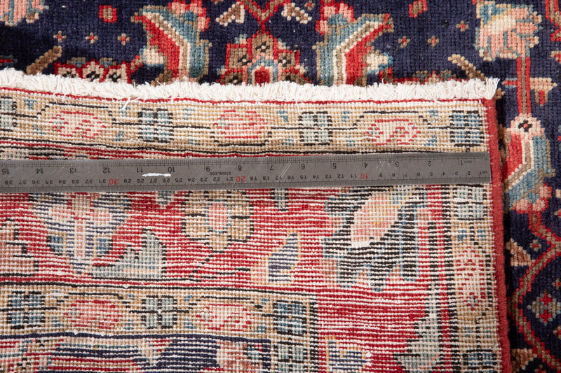 10' x 3' 6" Excellent Hand-Knotted Vintage Tribal Runner Rug - Yasi & Fara 