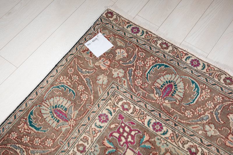 12' 4" x 9' 6" Excellent Hand-Knotted Antique Collectible Large Area Rug - Yasi & Fara 