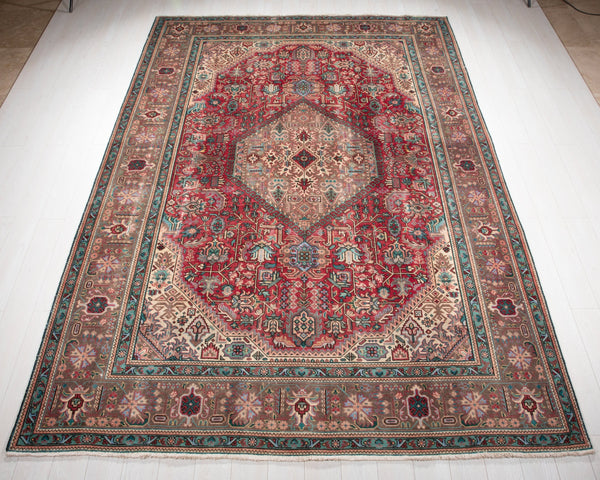 11' 5" x 7' 10" Excellent Hand-Knotted Antique Large Area Rug - Yasi & Fara 