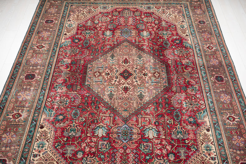 11' 5" x 7' 10" Excellent Hand-Knotted Antique Large Area Rug - Yasi & Fara 