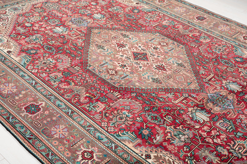 11' 5" x 7' 10" Excellent Hand-Knotted Antique Large Area Rug - Yasi & Fara 