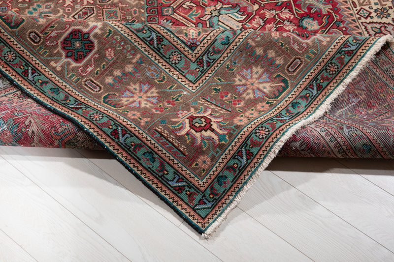 11' 5" x 7' 10" Excellent Hand-Knotted Antique Large Area Rug - Yasi & Fara 