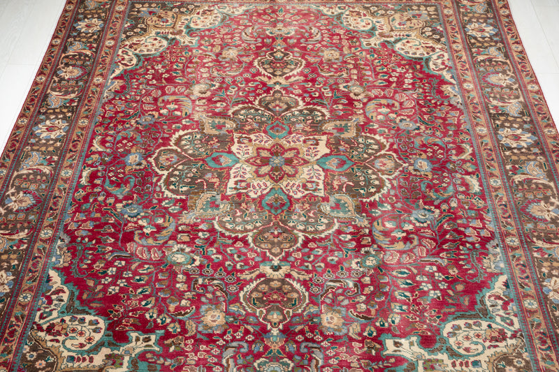 11' x 8' 2" Excellent Hand-Knotted Antique Large Area Rug - Yasi & Fara 