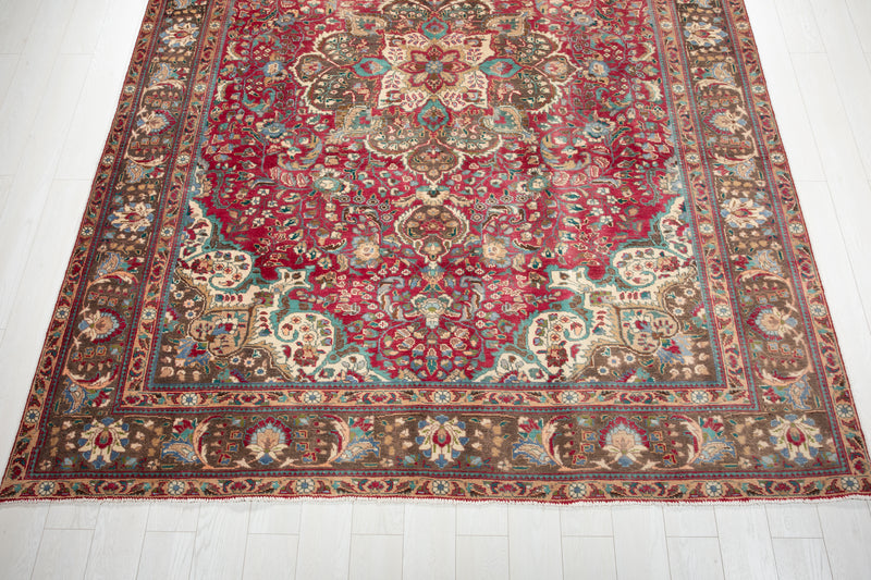 11' x 8' 2" Excellent Hand-Knotted Antique Large Area Rug - Yasi & Fara 