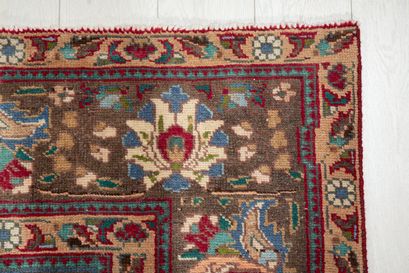 11' x 8' 2" Excellent Hand-Knotted Antique Large Area Rug - Yasi & Fara 