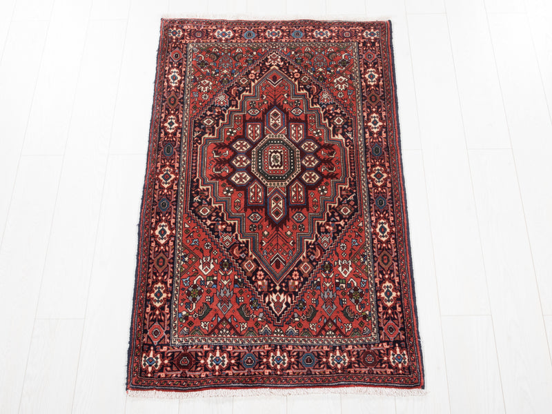 4' 7" x 2' 8" Excellent Hand-Knotted Collectible Vintage Rug - Yasi & Fara 