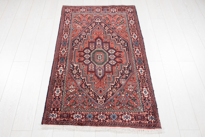 4' 7" x 2' 8" Excellent Hand-Knotted Collectible Vintage Rug - Yasi & Fara 