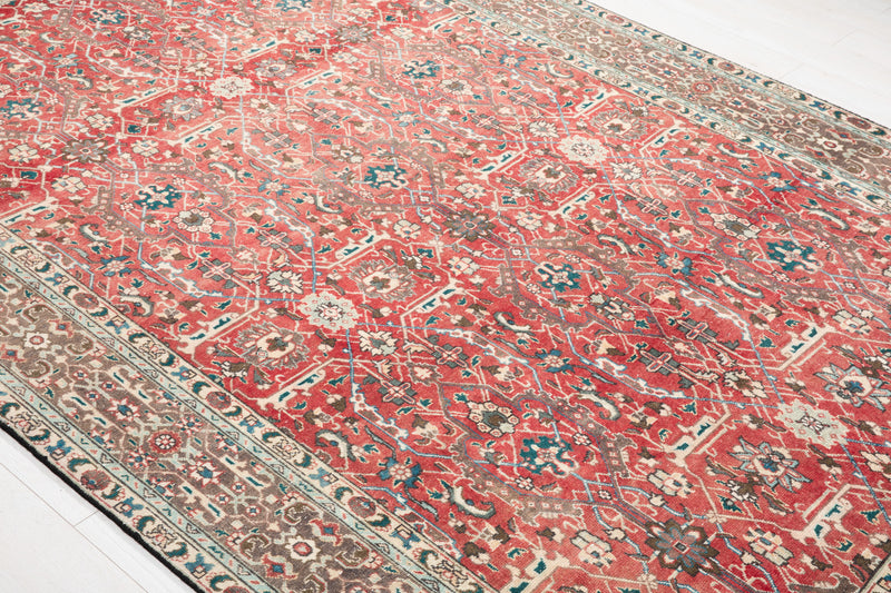 9' 8" x 6' 6" Excellent Hand-Knotted Antique Area Rug - Yasi & Fara 