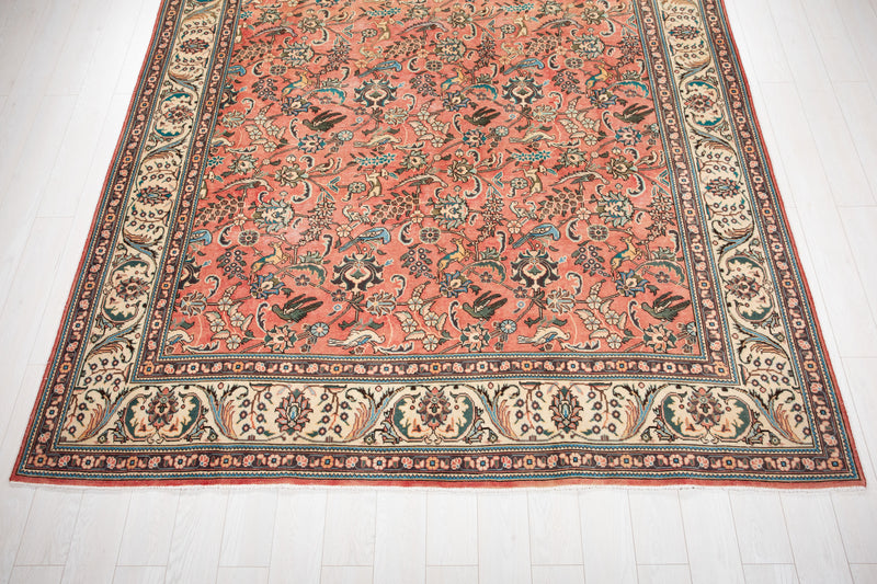 11' 2" x 8' 2" Excellent Hand-Knotted Vintage Collectible Area Rug - Yasi & Fara 