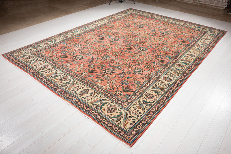 11' 2" x 8' 2" Excellent Hand-Knotted Vintage Collectible Area Rug - Yasi & Fara 