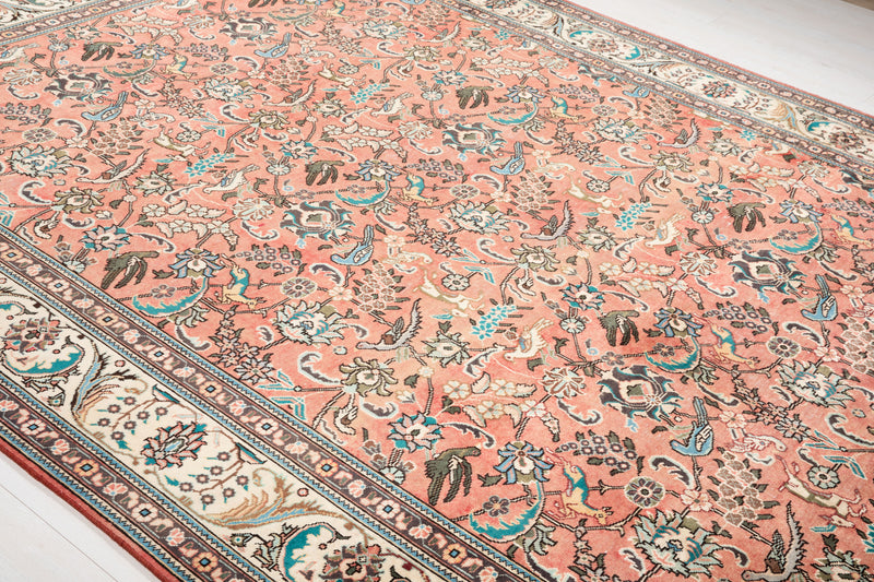11' 2" x 8' 2" Excellent Hand-Knotted Vintage Collectible Area Rug - Yasi & Fara 