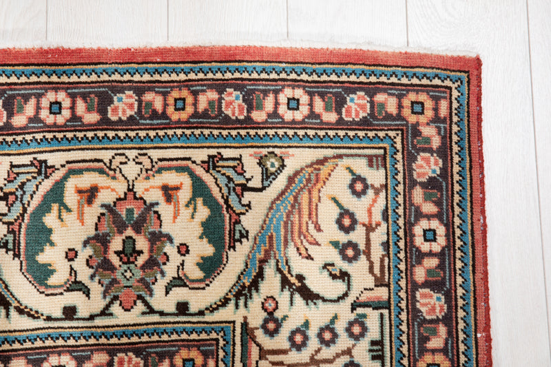 11' 2" x 8' 2" Excellent Hand-Knotted Vintage Collectible Area Rug - Yasi & Fara 