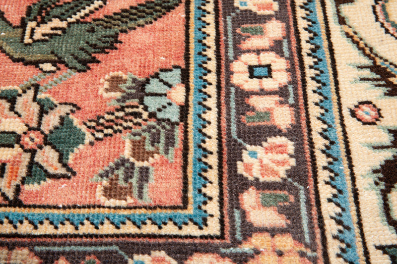 11' 2" x 8' 2" Excellent Hand-Knotted Vintage Collectible Area Rug - Yasi & Fara 