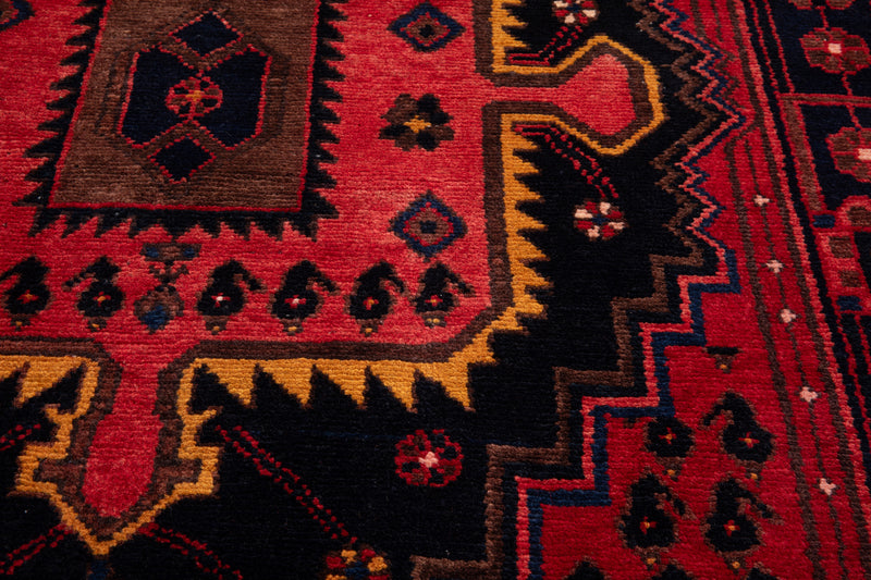9' 9" x 3' 9" Excellent Hand-Knotted Vintage Collectible Tribal Runner Rug - Yasi & Fara 