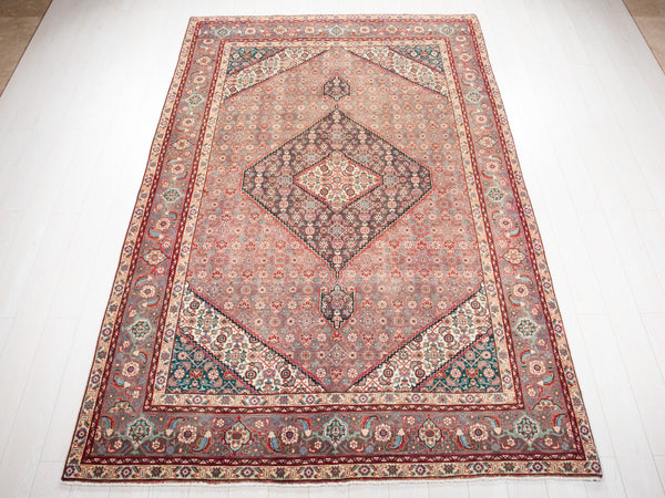 9' 11" x 6' 6" Excellent Hand-Knotted Vintage Area Rug - Yasi & Fara 