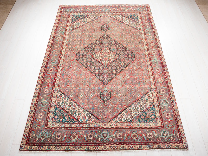 9' 11" x 6' 6" Excellent Hand-Knotted Vintage Area Rug - Yasi & Fara 