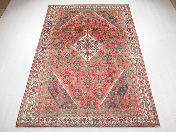 9' 9" x 6' 4" Excellent Hand-Knotted Antique Area Rug - Yasi & Fara 