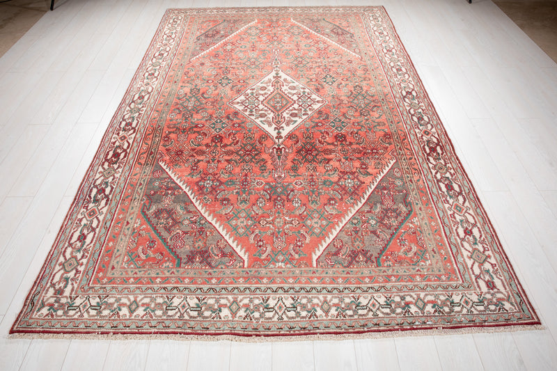9' 9" x 6' 4" Excellent Hand-Knotted Antique Area Rug - Yasi & Fara 