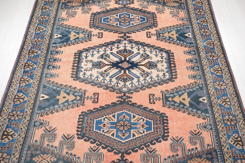 10' 4" x 7' 2" Excellent Hand-Knotted Antique Collectible Area Rug - Yasi & Fara 