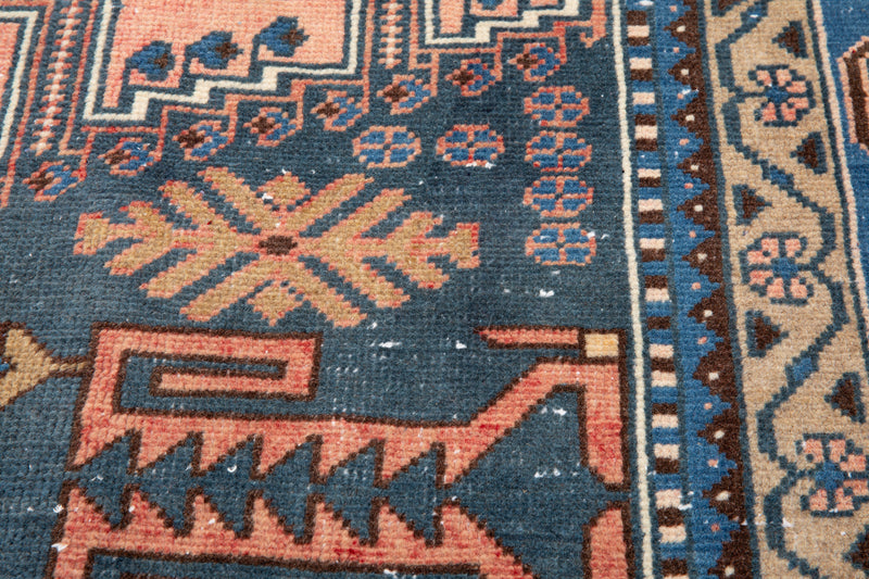 10' 4" x 7' 2" Excellent Hand-Knotted Antique Collectible Area Rug - Yasi & Fara 
