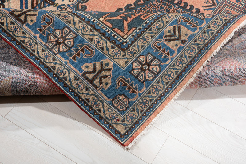 10' 4" x 7' 2" Excellent Hand-Knotted Antique Collectible Area Rug - Yasi & Fara 