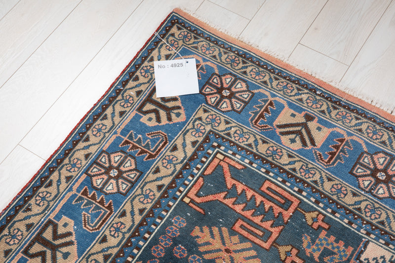 10' 4" x 7' 2" Excellent Hand-Knotted Antique Collectible Area Rug - Yasi & Fara 
