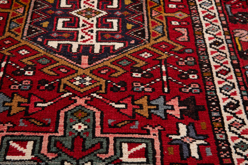 9' 5" x 2' 9" Excellent Hand-Knotted Vintage Tribal Runner Rug - Yasi & Fara 