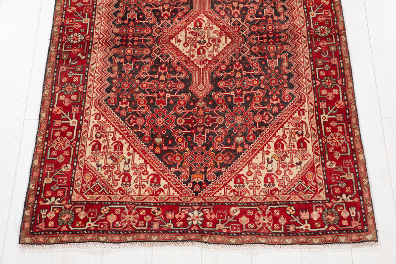 5' 3" x 3' 5" Excellent Hand-Knotted Vintage Collectible Tribal Rug - Yasi & Fara 