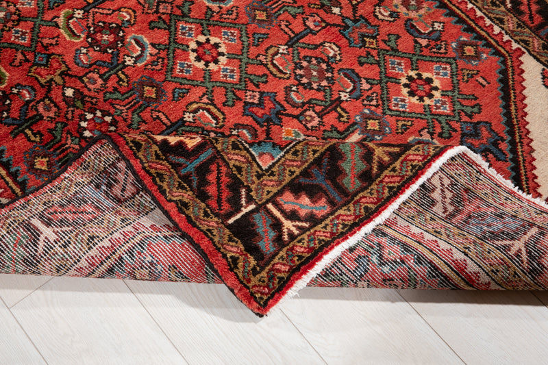 10' 3" x 3' 7" Excellent Hand-Knotted Vintage Tribal Runner Rug - Yasi & Fara 