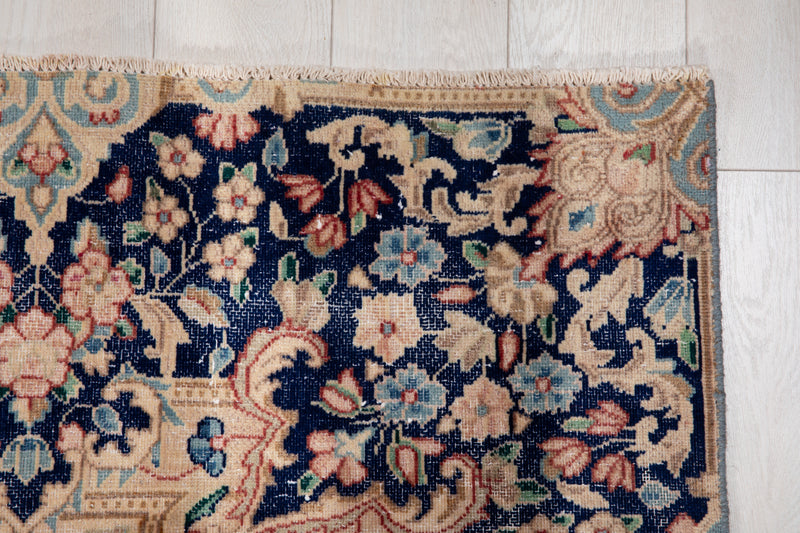 12' x 9' Excellent Hand-Knotted Antique Collectible Area Rug - Yasi & Fara 