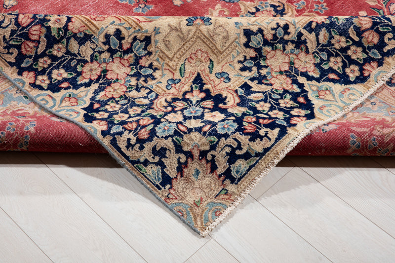 12' x 9' Excellent Hand-Knotted Antique Collectible Area Rug - Yasi & Fara 