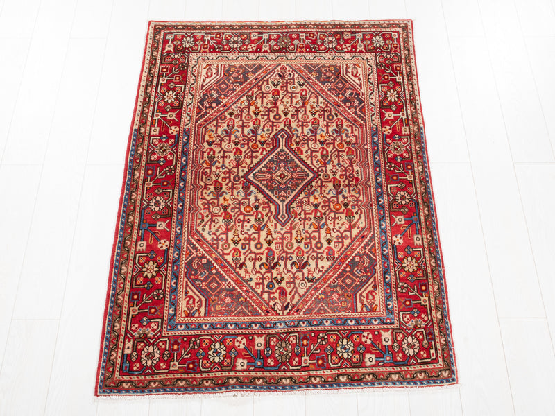 5' x 3' 4" Excellent Hand-Knotted Antique Tribal Rug - Yasi & Fara 
