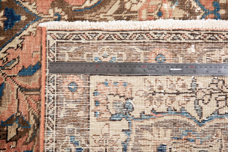 10' 10" x 7' 6" Excellent Hand-Knotted Antique Area Rug - Yasi & Fara 