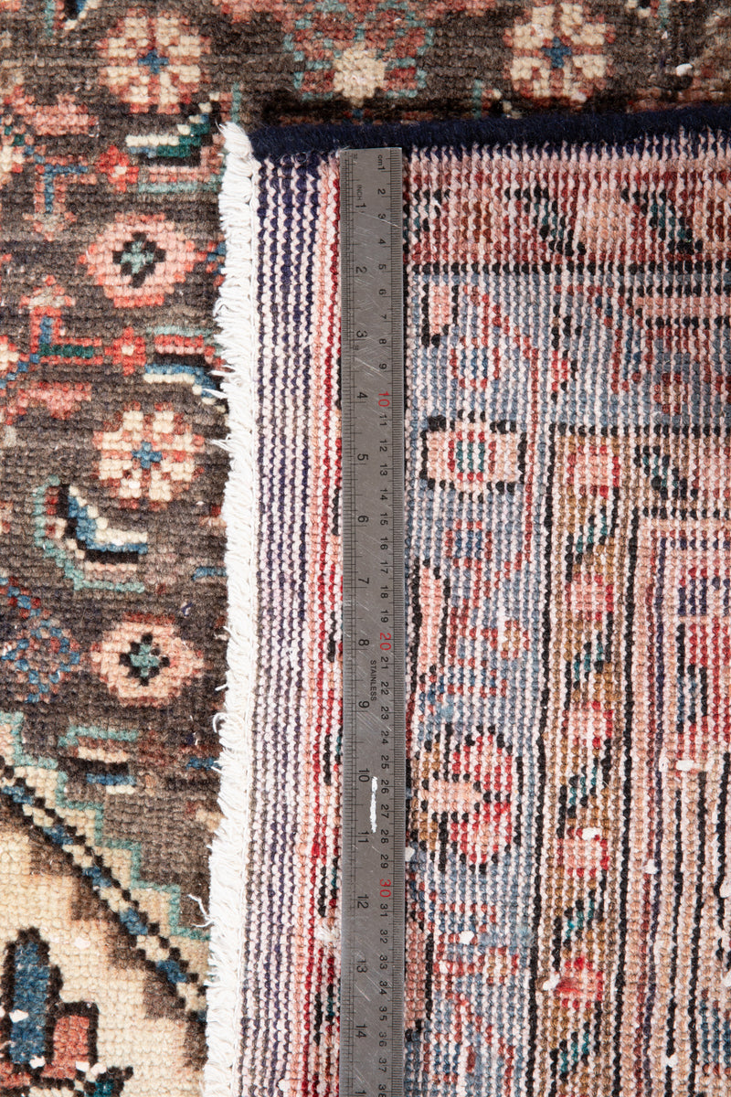 10' 5" x 3' 9" Excellent Hand-Knotted Antique Collectible Runner Rug - Yasi & Fara 