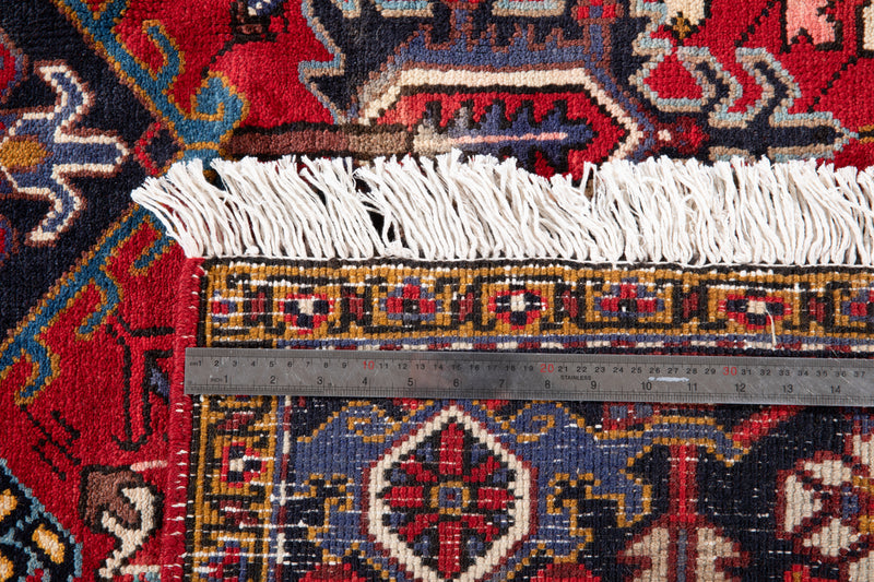 9' 11" x 6' 8" Excellent Hand-Knotted Vintage Tribal Rug - Yasi & Fara 