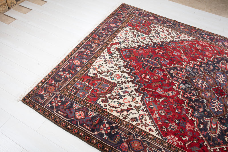 9' 11" x 6' 10" Excellent Hand-Knotted Vintage Tribal Rug - Yasi & Fara 
