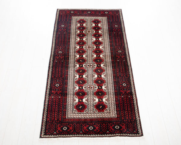 6' 5" x 3' 4" Excellent Hand-Knotted Collectible Vintage Fine Tribal Rug - Yasi & Fara 