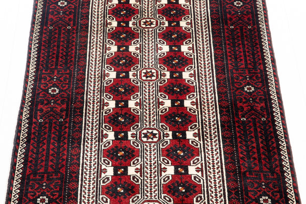 6' 5" x 3' 4" Excellent Hand-Knotted Collectible Vintage Fine Tribal Rug - Yasi & Fara 