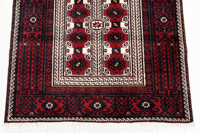 6' 5" x 3' 4" Excellent Hand-Knotted Collectible Vintage Fine Tribal Rug - Yasi & Fara 