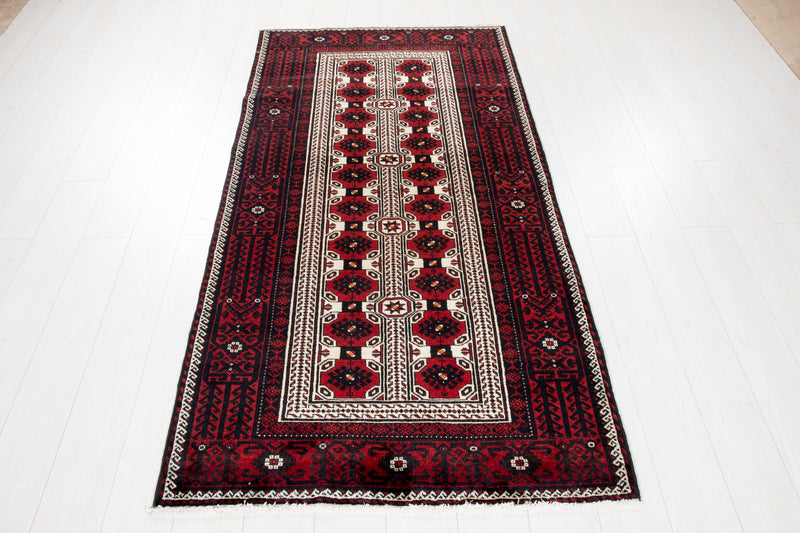 6' 5" x 3' 4" Excellent Hand-Knotted Collectible Vintage Fine Tribal Rug - Yasi & Fara 