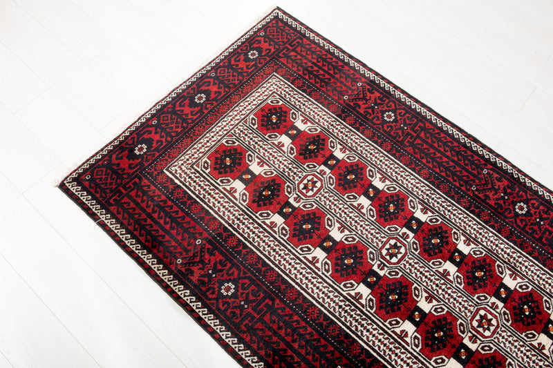 6' 5" x 3' 4" Excellent Hand-Knotted Collectible Vintage Fine Tribal Rug - Yasi & Fara 