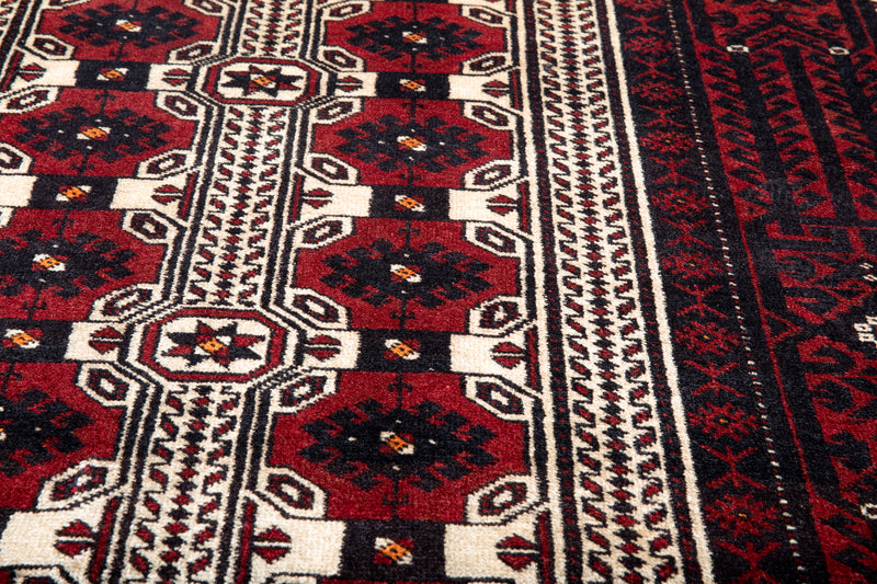 6' 5" x 3' 4" Excellent Hand-Knotted Collectible Vintage Fine Tribal Rug - Yasi & Fara 