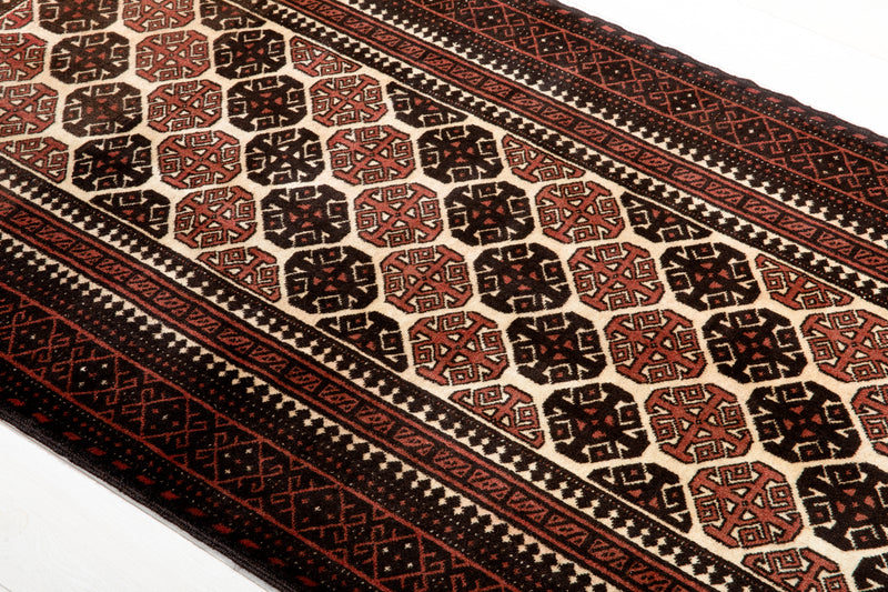 6' 3" x 3' 3" Excellent Hand-Knotted Vintage Fine Tribal Rug - Yasi & Fara 