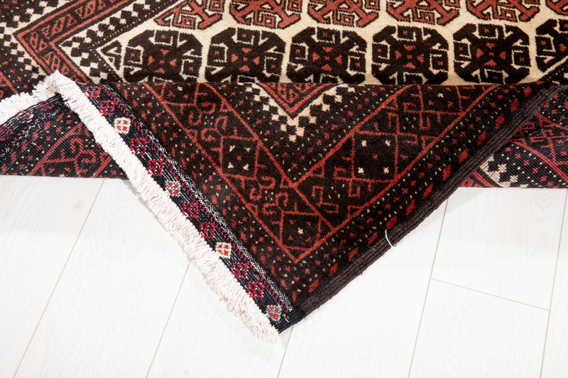 6' 3" x 3' 3" Excellent Hand-Knotted Vintage Fine Tribal Rug - Yasi & Fara 
