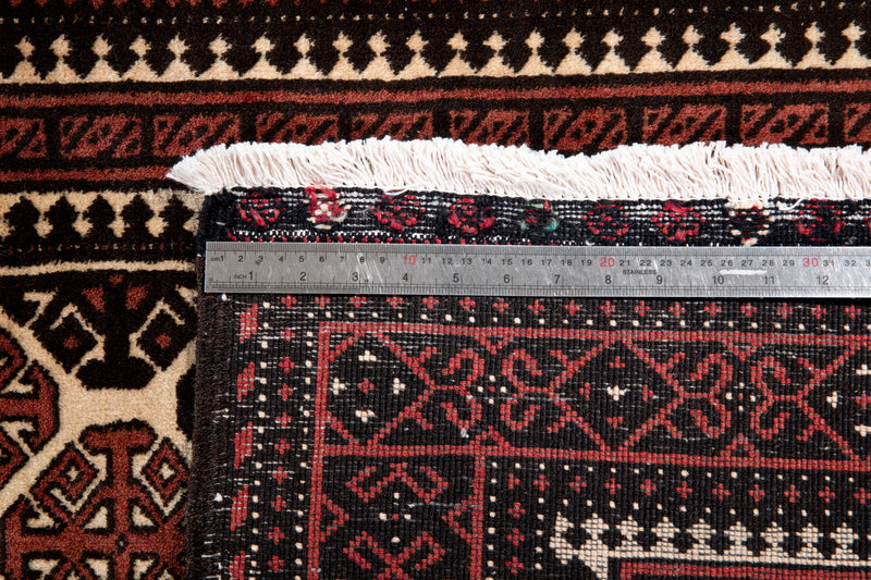 6' 3" x 3' 3" Excellent Hand-Knotted Vintage Fine Tribal Rug - Yasi & Fara 