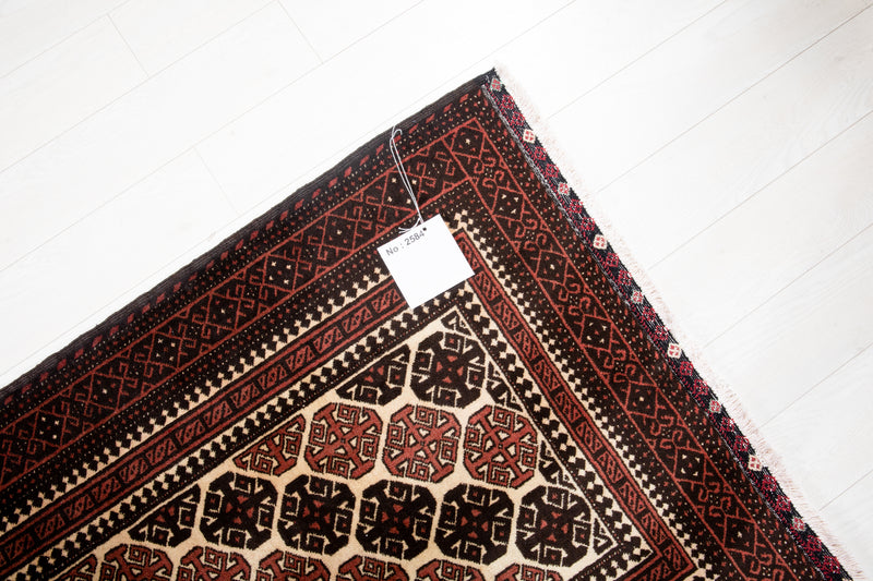 6' 3" x 3' 3" Excellent Hand-Knotted Vintage Fine Tribal Rug - Yasi & Fara 