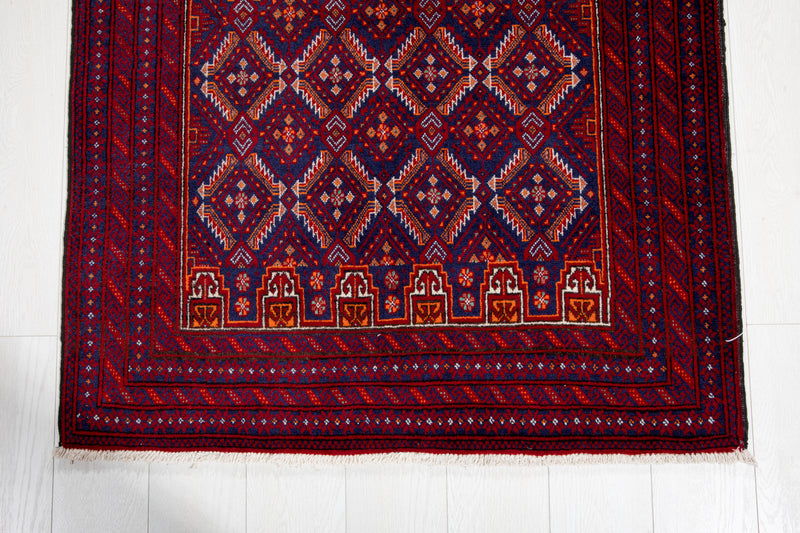 6' 2" x 3' 4" Excellent Hand-Knotted Collectible Vintage Fine Tribal Rug - Yasi & Fara 