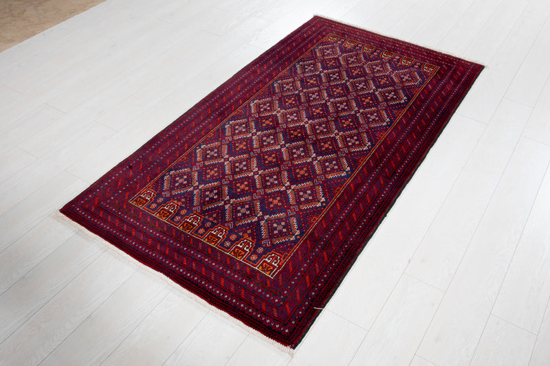 6' 2" x 3' 4" Excellent Hand-Knotted Collectible Vintage Fine Tribal Rug - Yasi & Fara 